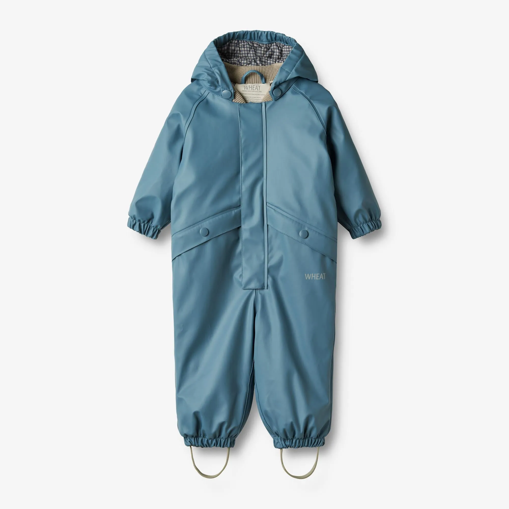 Effortless Look Fall Outfit Thermo Rainsuit Aiko - blue fusion