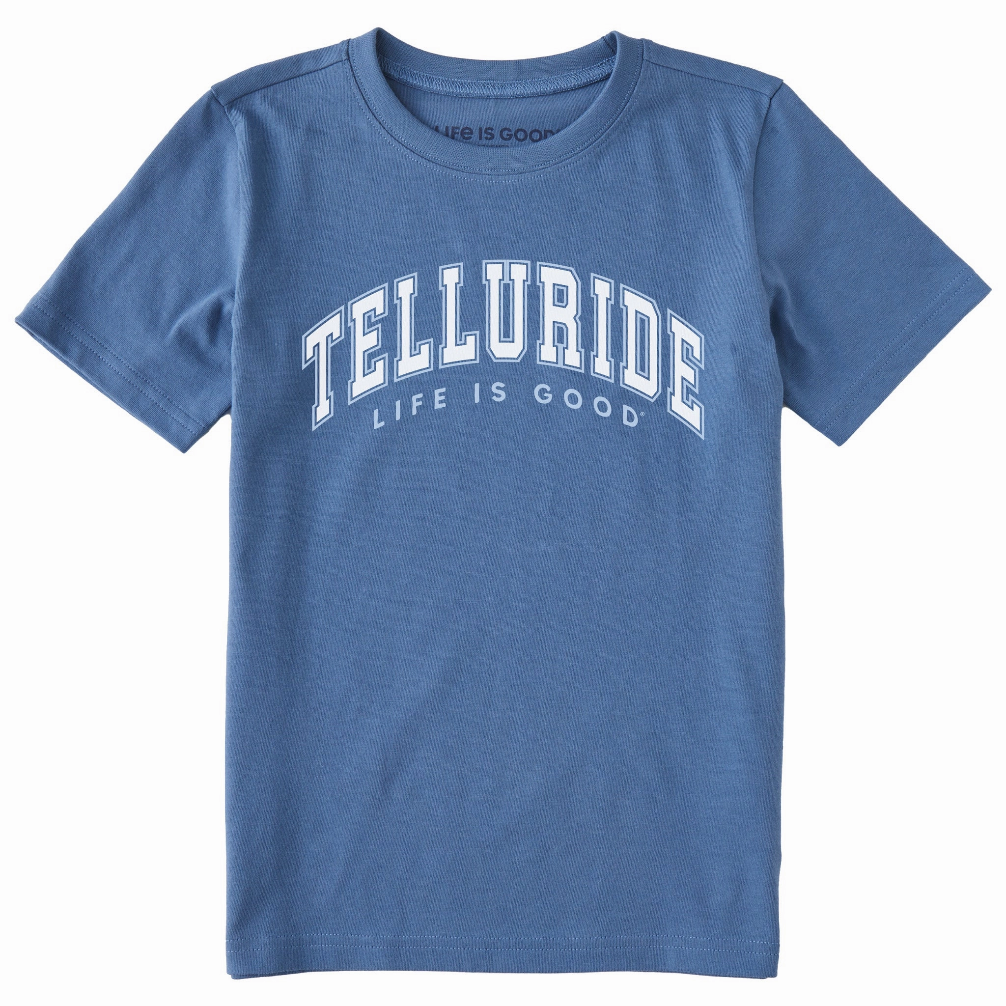Kids Telluride Arch Short Sleeve Crusher Tee Eco friendly materials