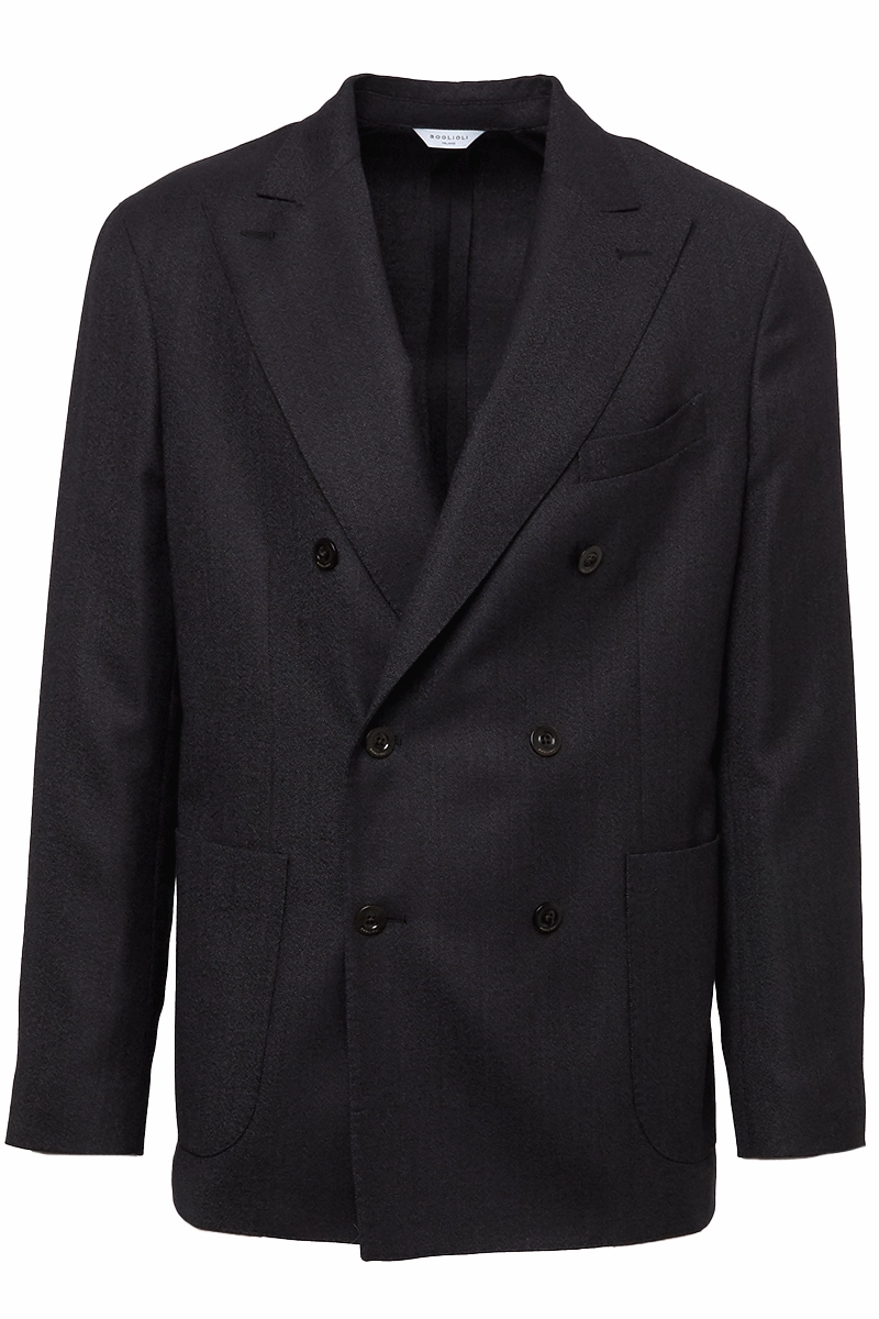 Relaxed Layers Double Breasted K-Jacket