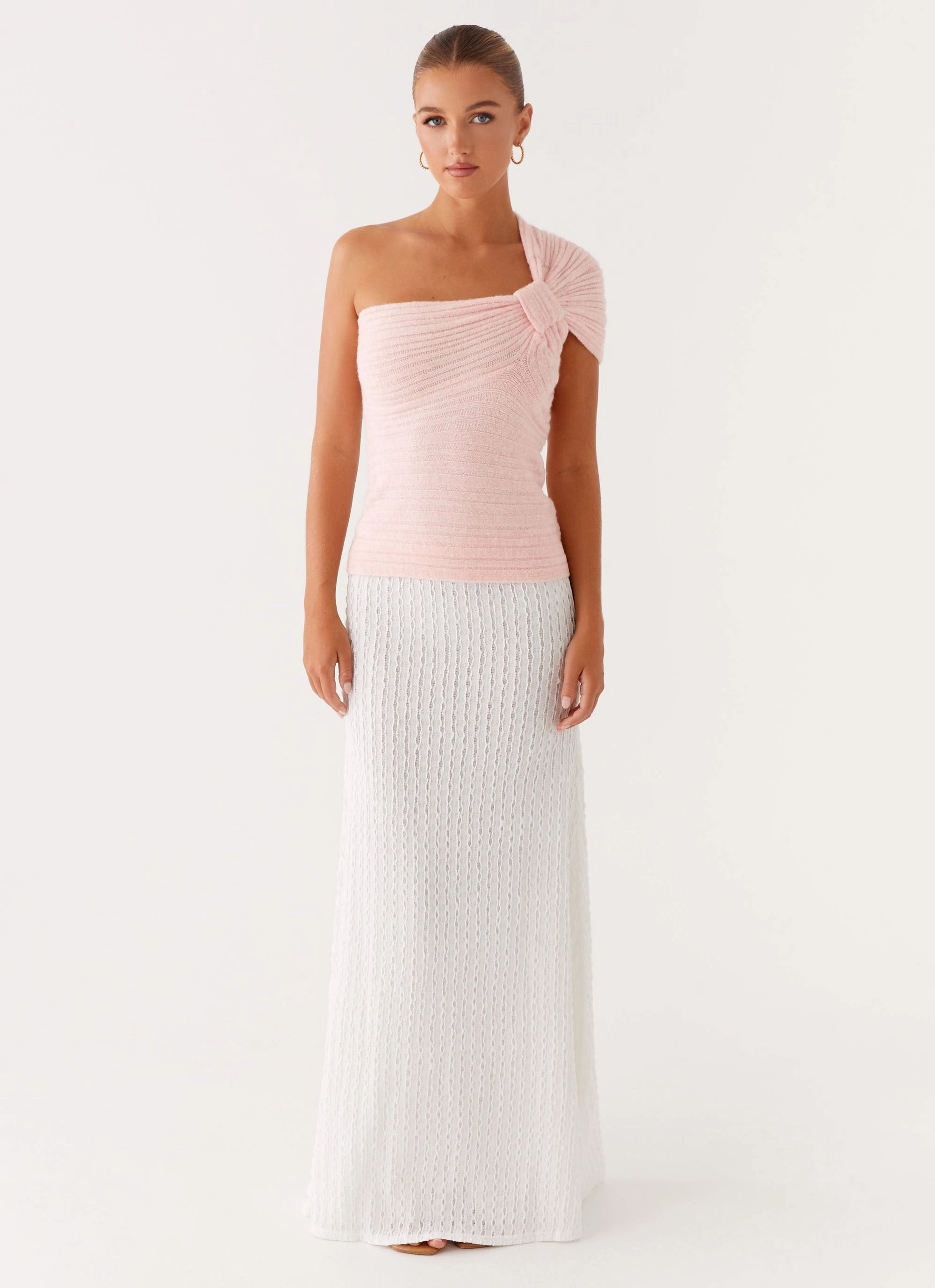 understated look Clovelly Maxi Skirt - White