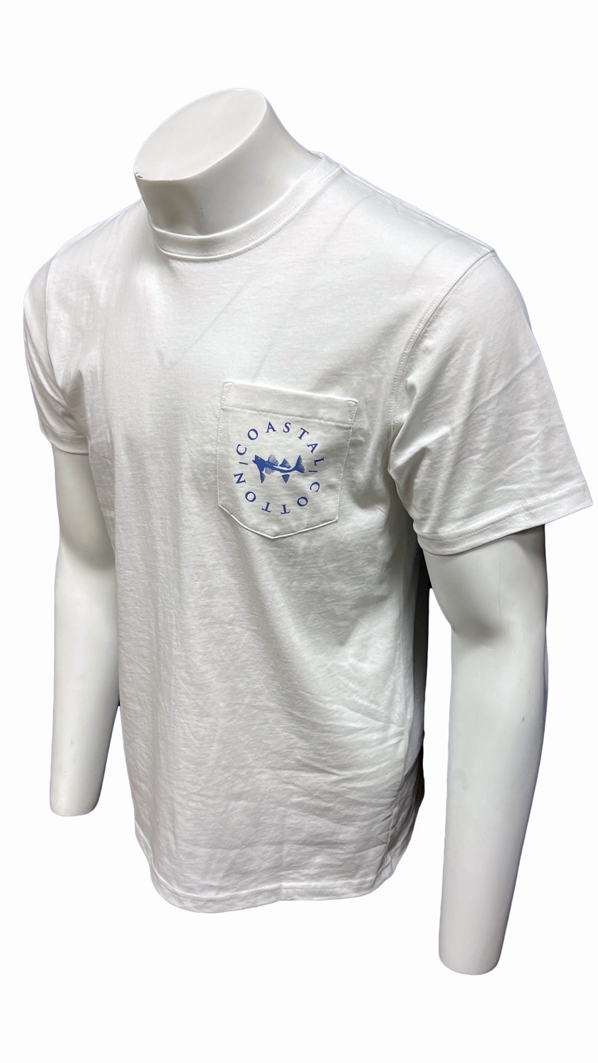 Coastal Cotton Lure SS Tee Non Shrink Material Curved Hem