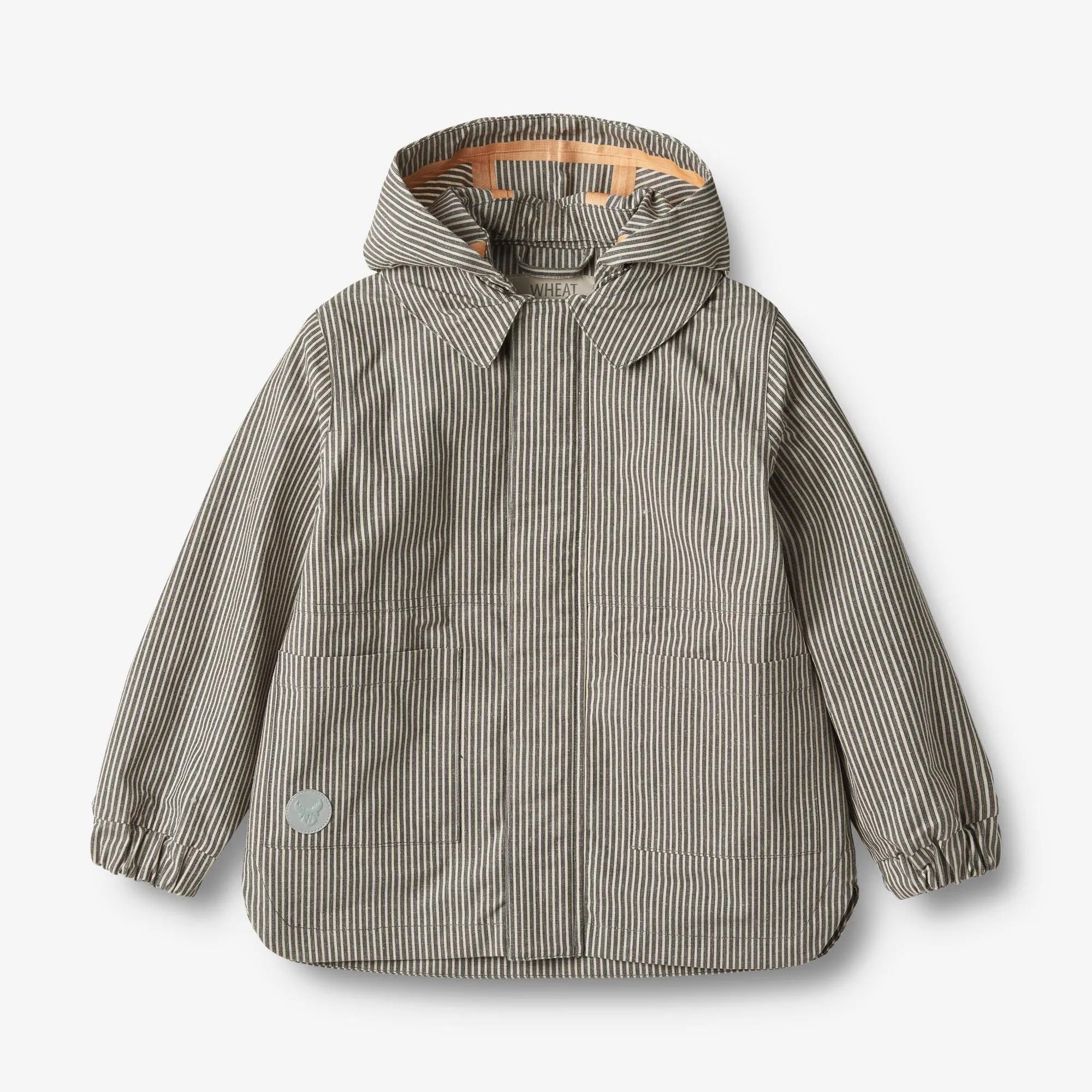 Coat Leif - navy Hidden Zipper Closure