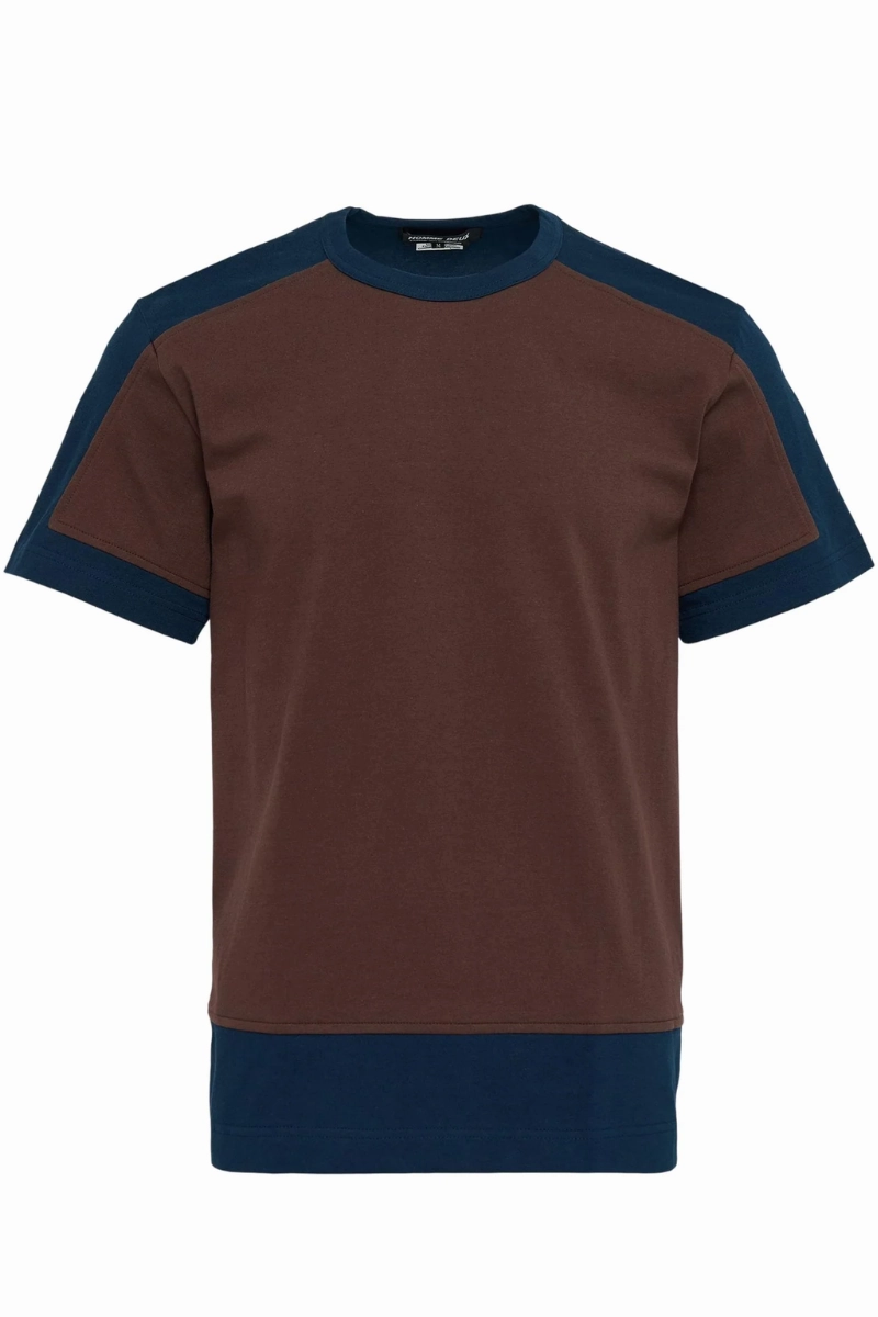 Matte Look Colorblock Tee
