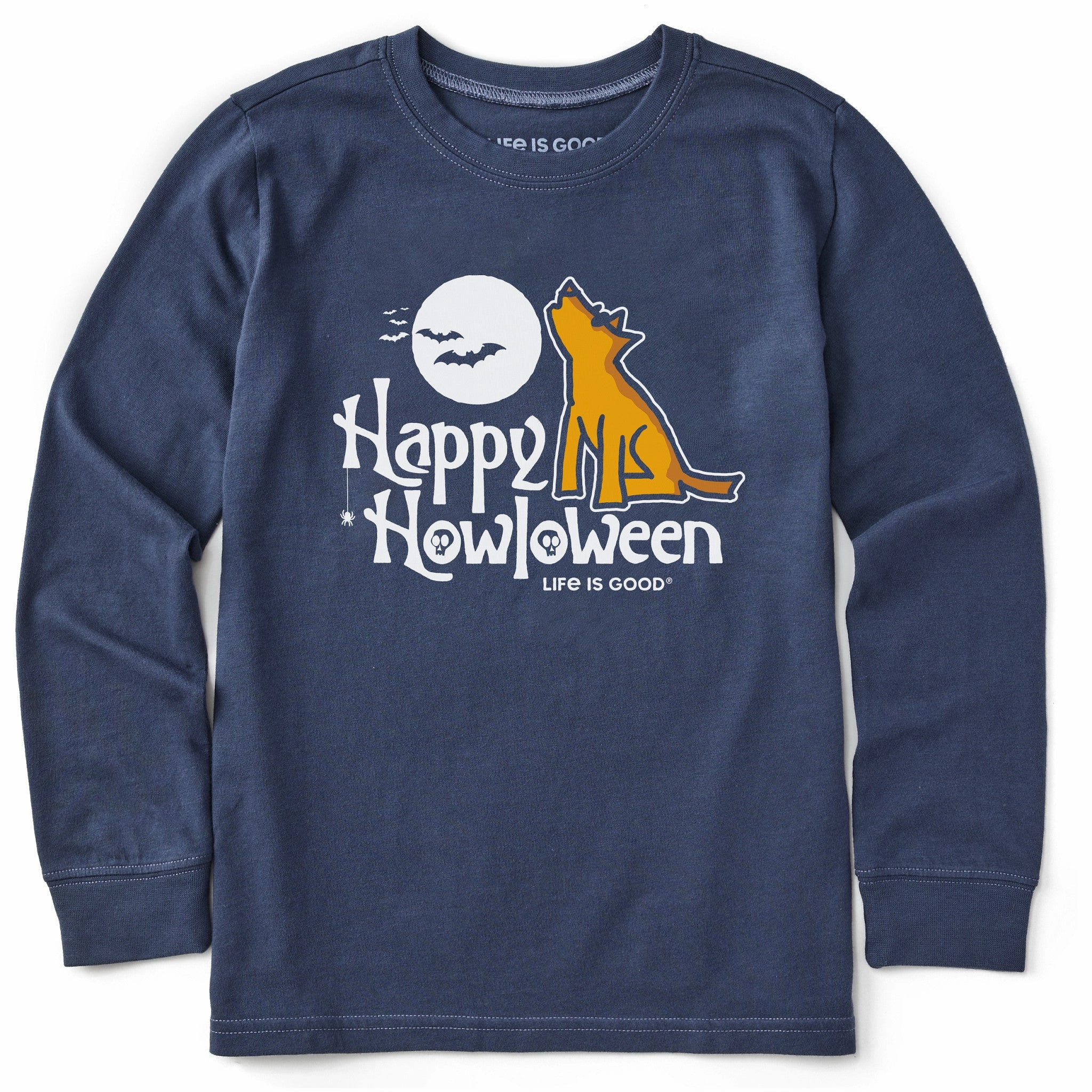 Kids Rocket Happy Howloween Long Sleeve Crusher Tee Timeless and Chic