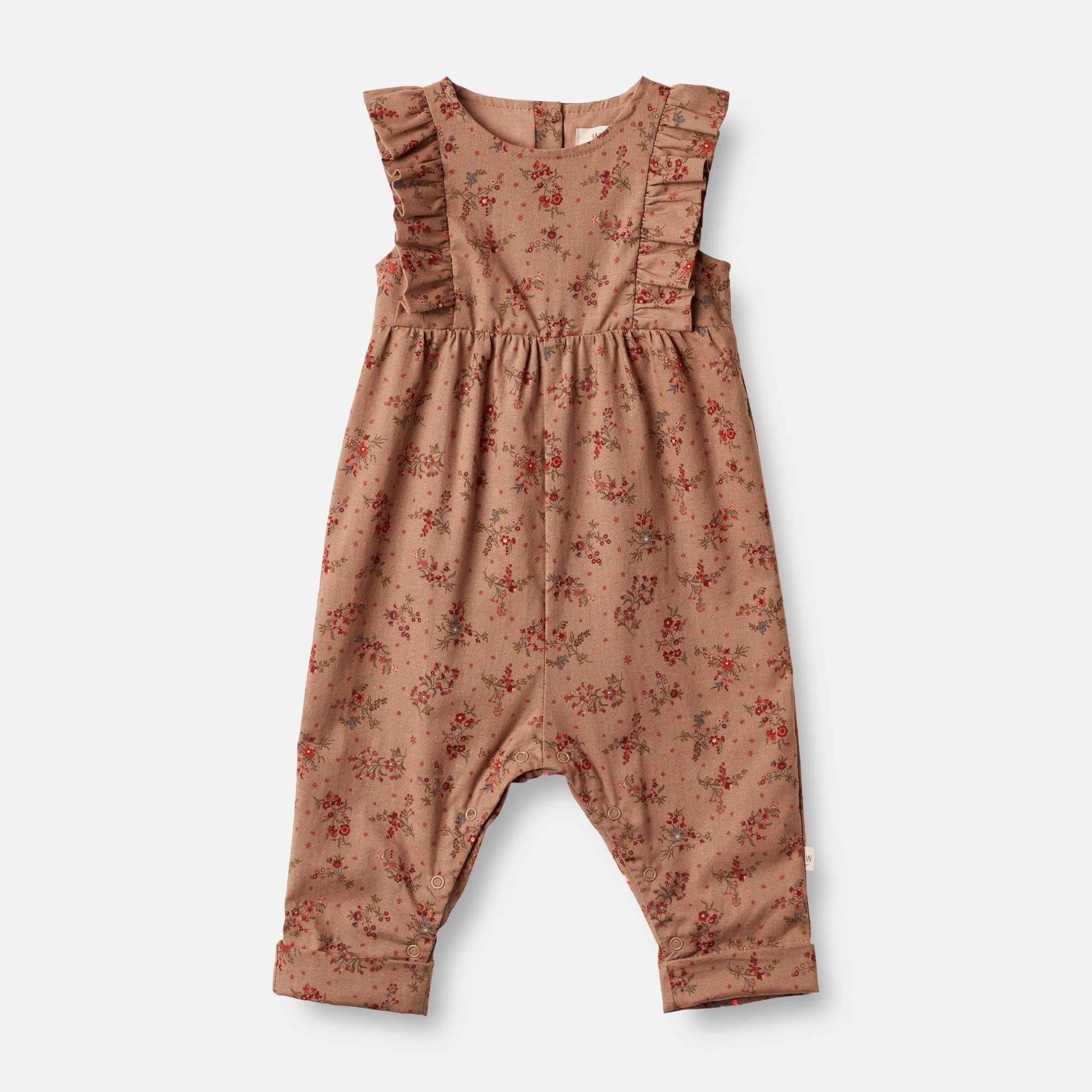 solo wear Romantic Style Romper Milia | Baby - berry dust flowers