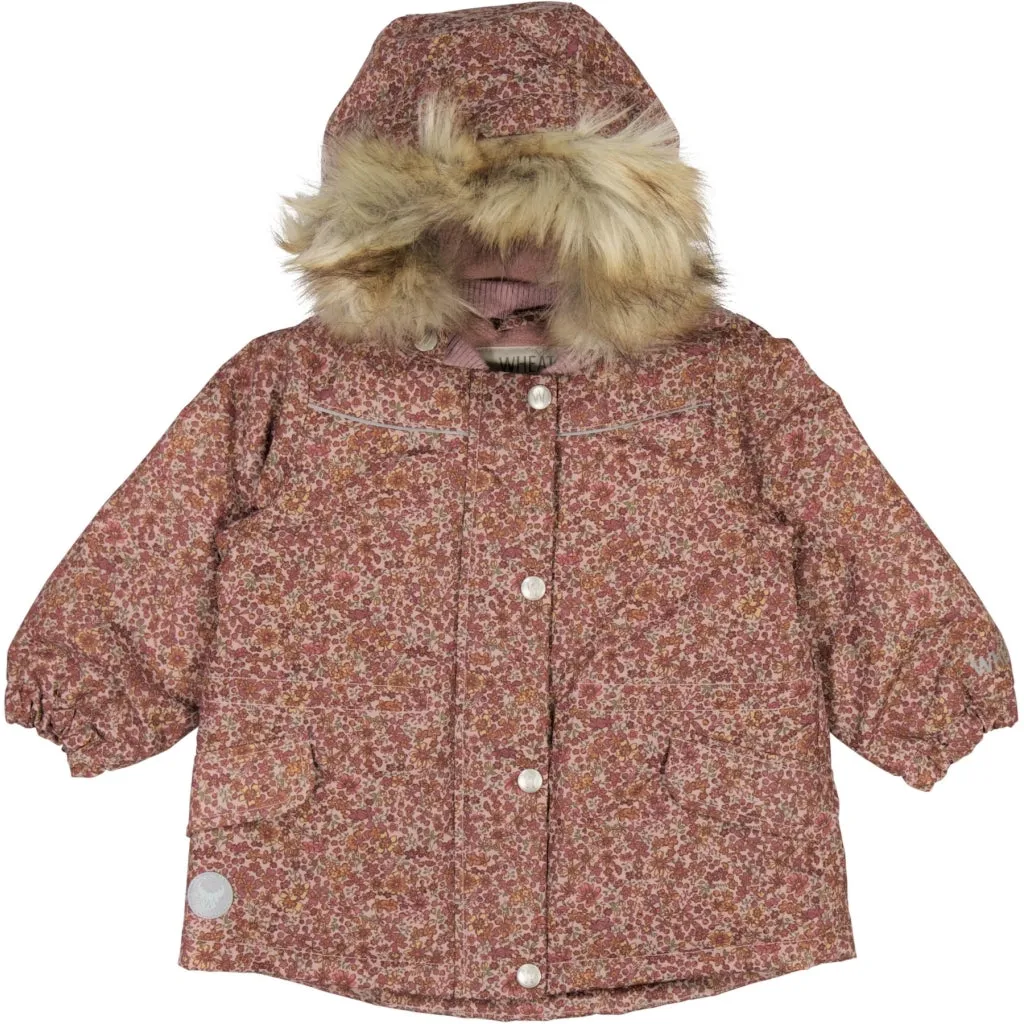 Windbreaker Style Jacket Mathilde Tech - wood rose flowers
