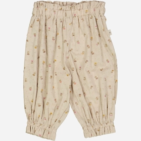 Trousers Polly | Baby - fossil flowers dot Water-resistant