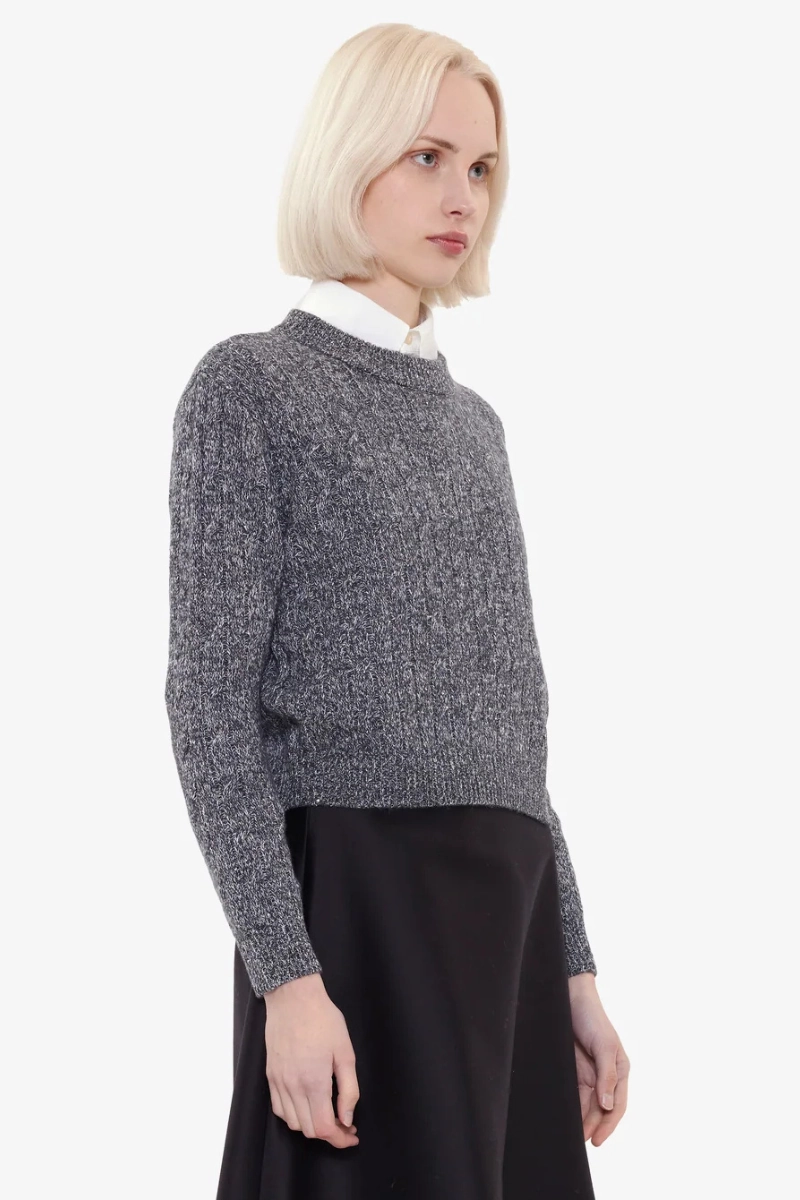 Clover Mews Sweater Turtleneck Soft Knit Design