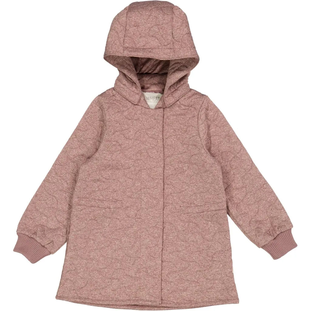 Thermo Jacket Lulu - berry melange Go Anywhere Wear High Neck