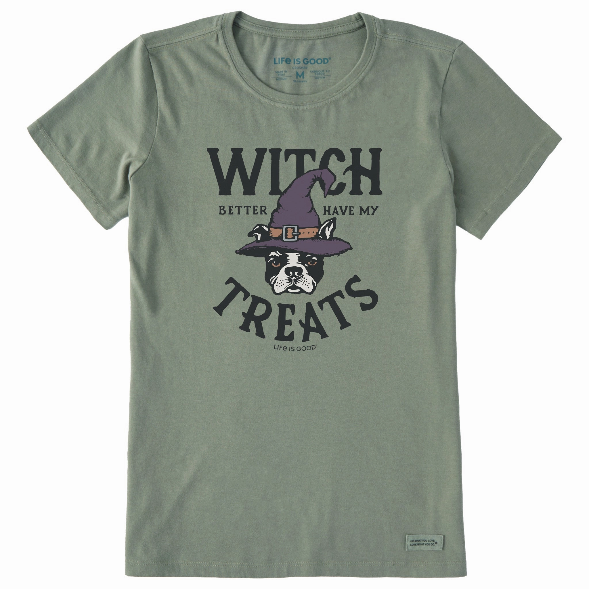 Women's Witch Better Have My Treats Short Sleeve Crusher Tee Breathable Stretch easy to pair