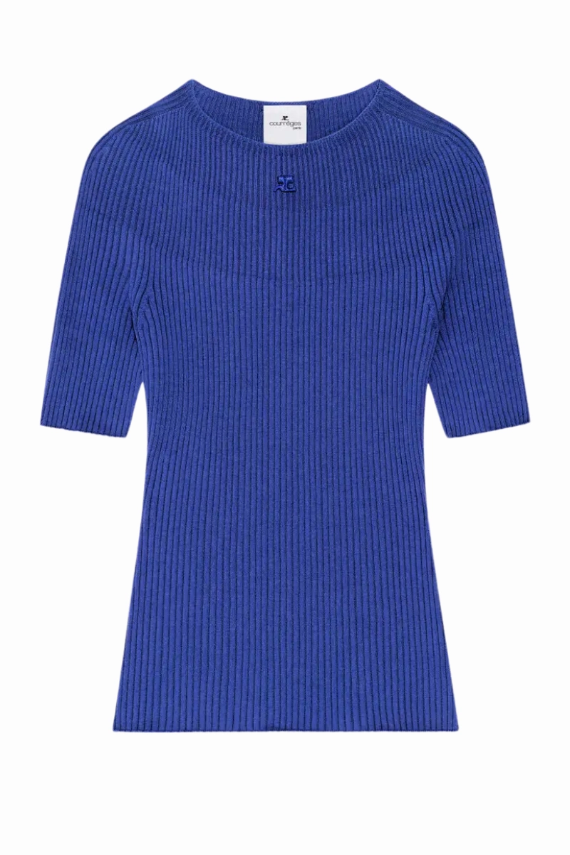 Holiday Wear Easy Layering Solar Light Rib Sweater