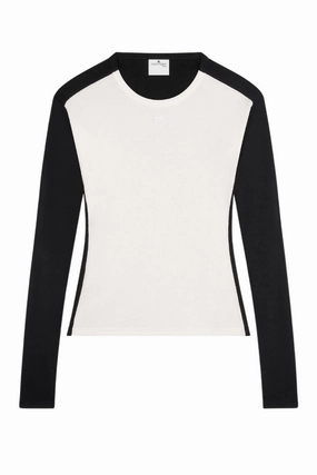 Contrast Frame T-Shirt Comfy Choice