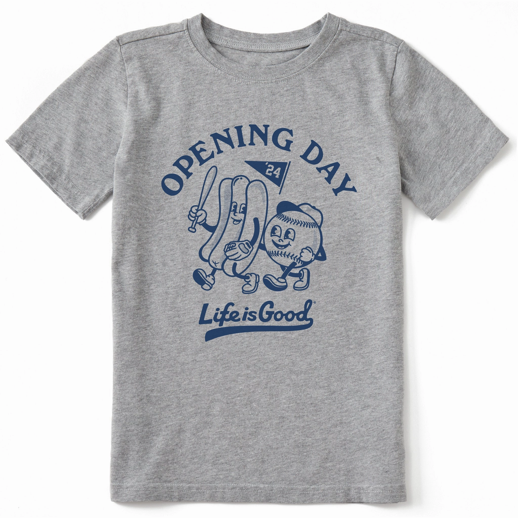 Kids Craft Opening Day '24 Baseball Short Sleeve Crusher Tee Seasonal Comfort Style in demand