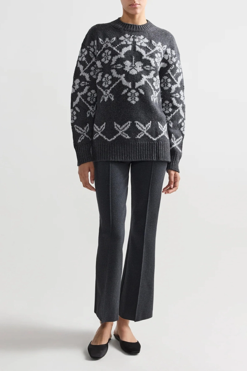 Georgia Fairisle Sweater Elastic waist