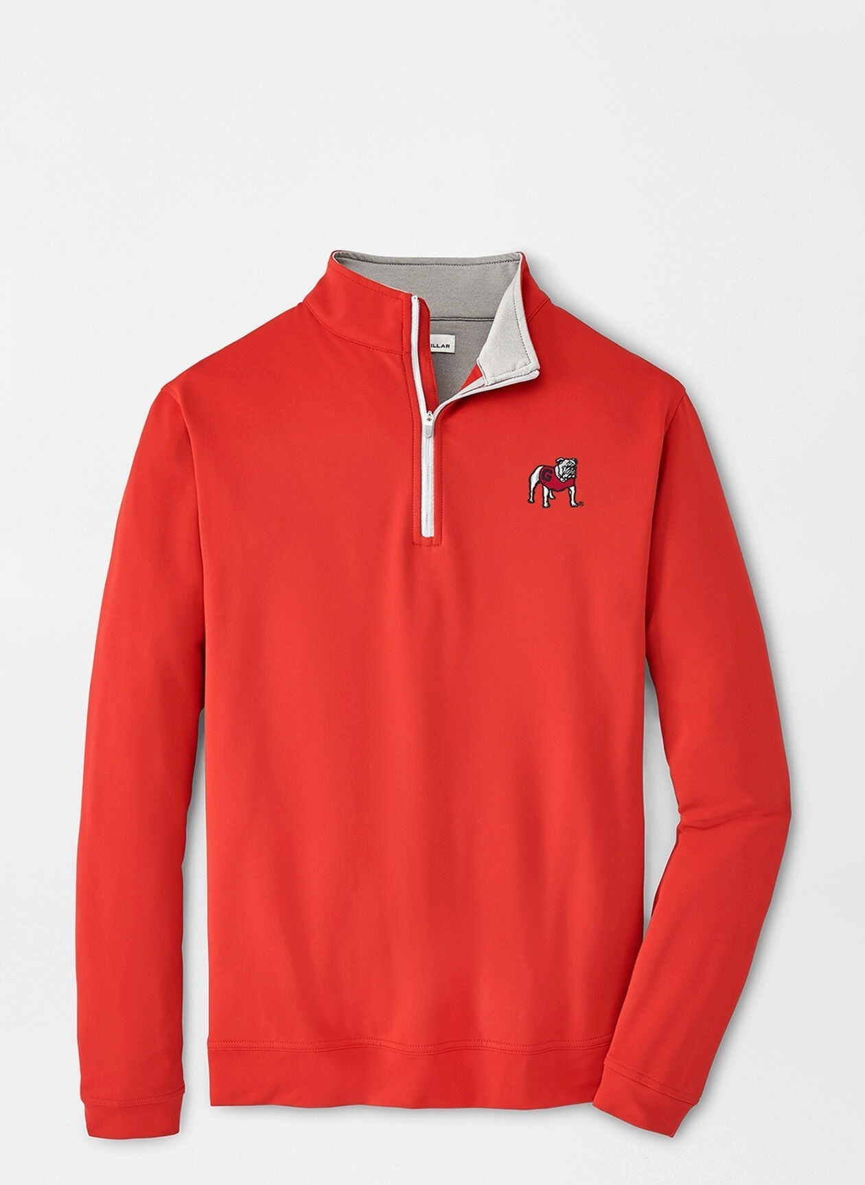 Fade Resistant Dye Peter Millar Georgia Standing Bulldog Perth Performance Quarter-Zip
