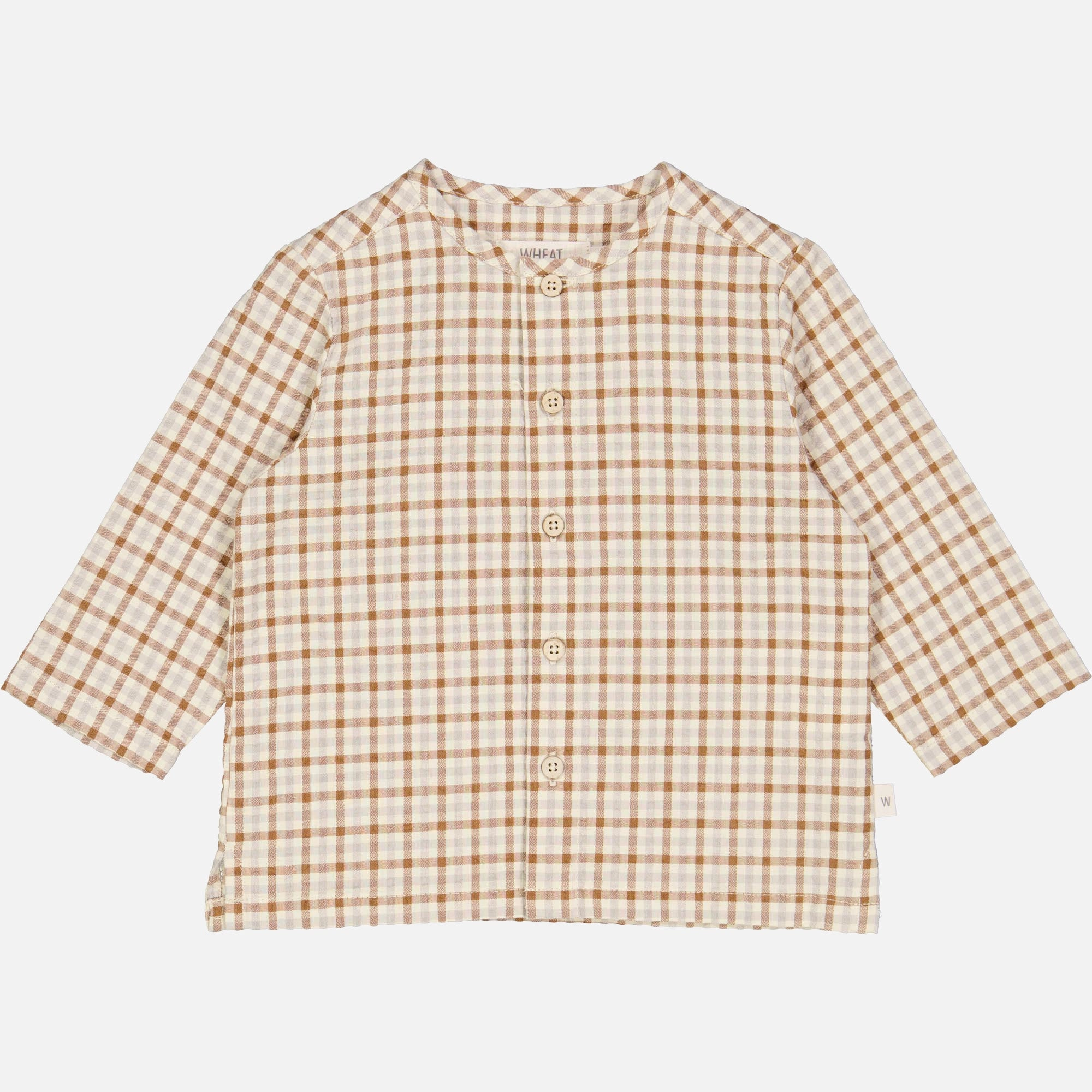 Camouflage Print Shirt Shelby | Baby - golden dove check