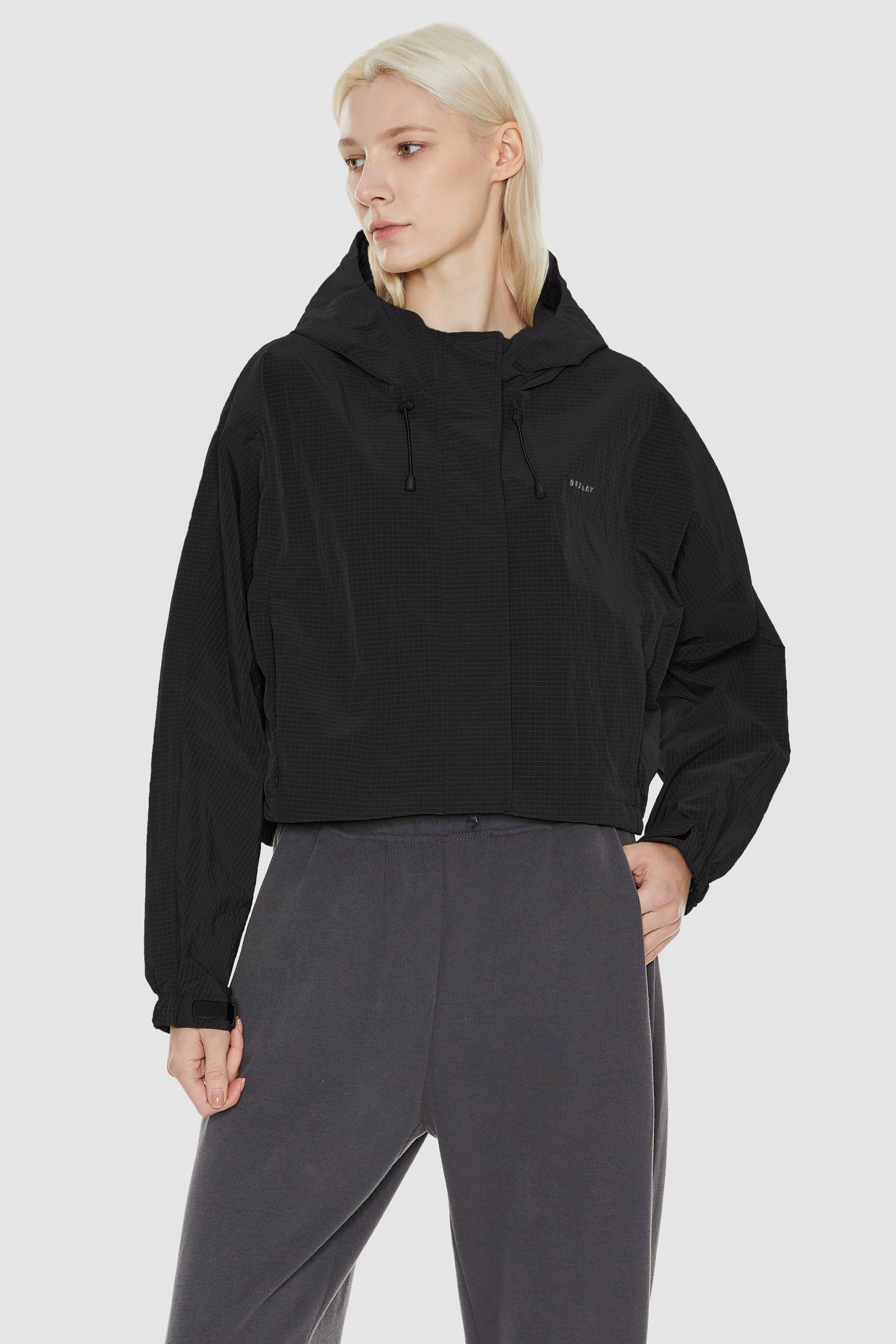 Insulated Wear Flexible Layer Cropped Lightweight Jacket