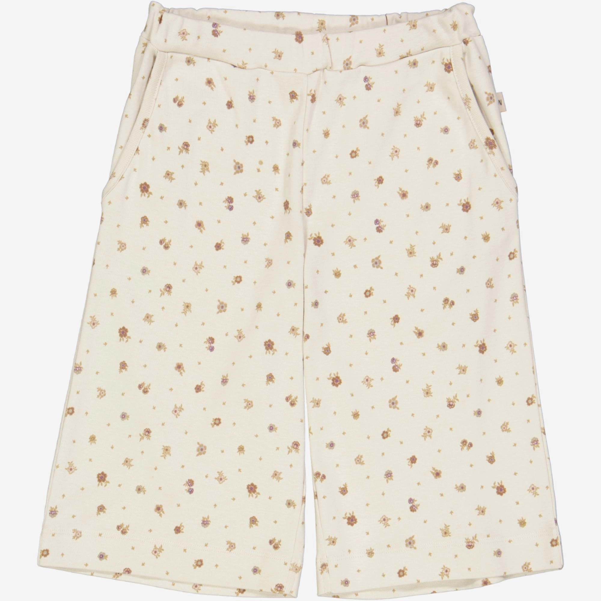 Quick Access Anti Pilling Fabric Cropped Pants Majsa - chalk flowers