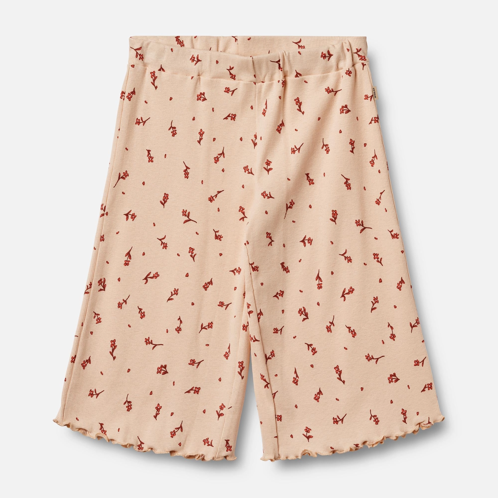 Cropped Pants Marena - rose water flowers Cool Comfort Quick-Dry Material