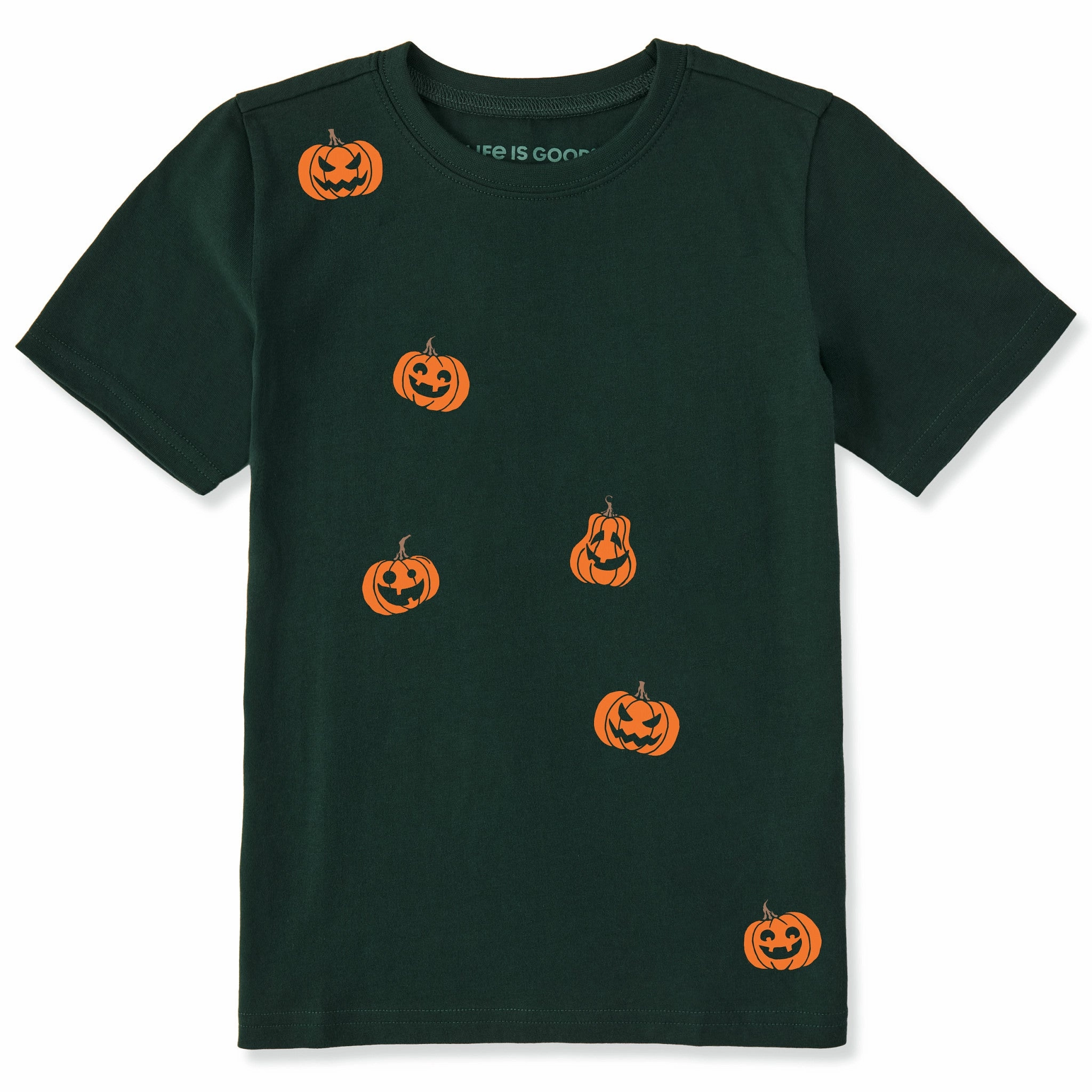 Breathable wear Floral Print Kids Scattered Jacks Short Sleeve Crusher Tee