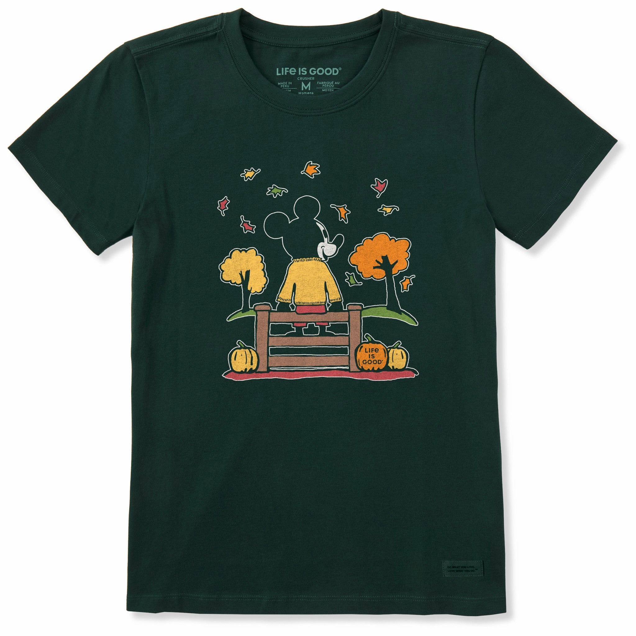 Comfort Stretch Fit Perfectly Fit Women's Sitting on the Fence Willie Short Sleeve Crusher Tee