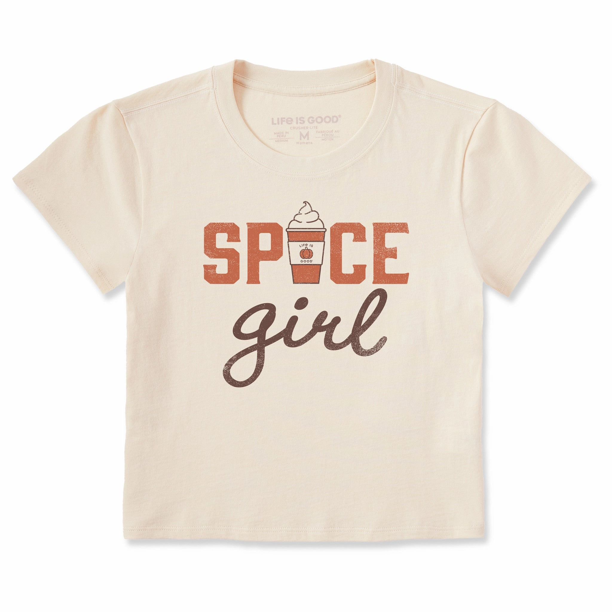 Women's Spice Girl Crusher-LITE Shrunken Tee Casual and cool