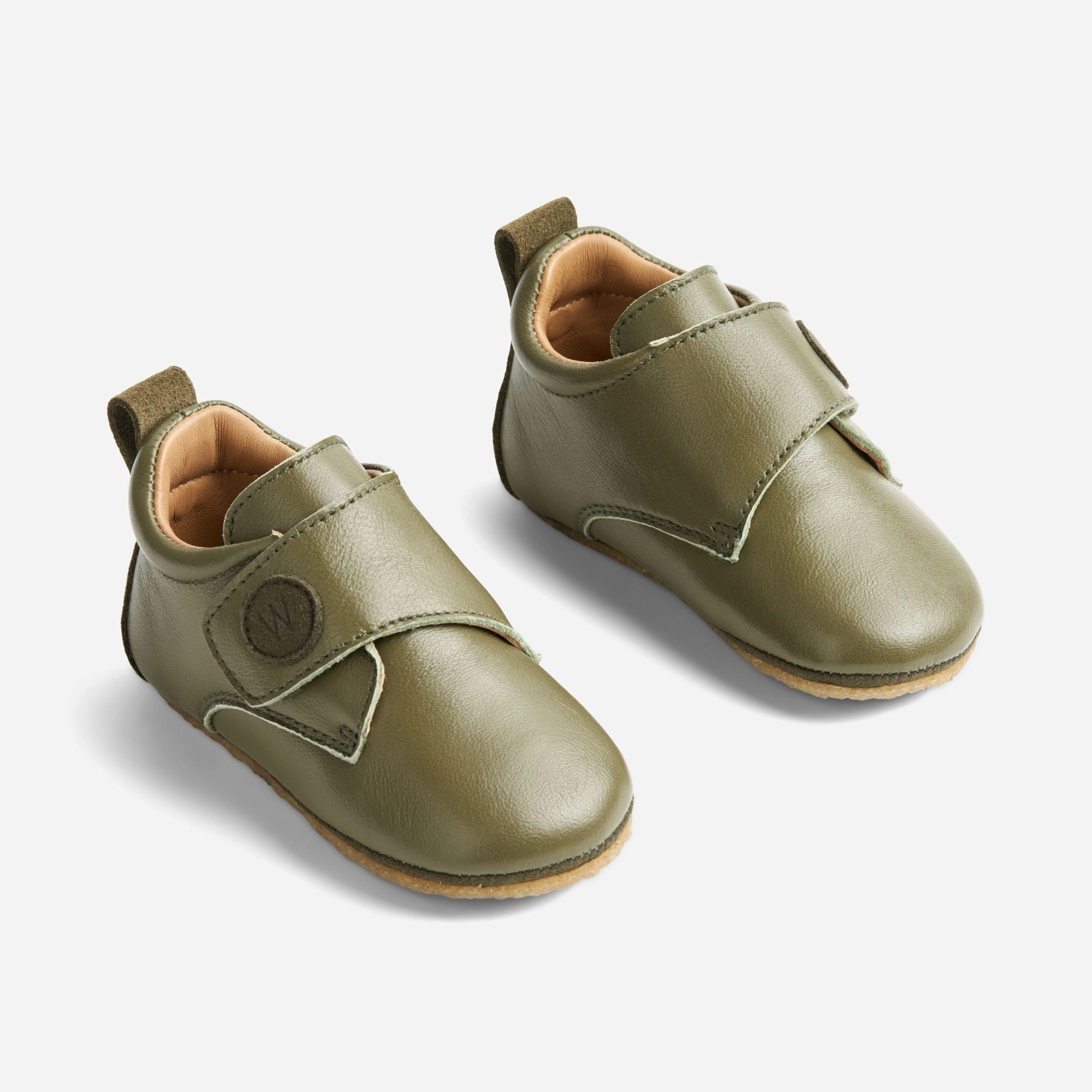 Stylish Appearance Dakota Leather Home Shoe | Baby - dark green