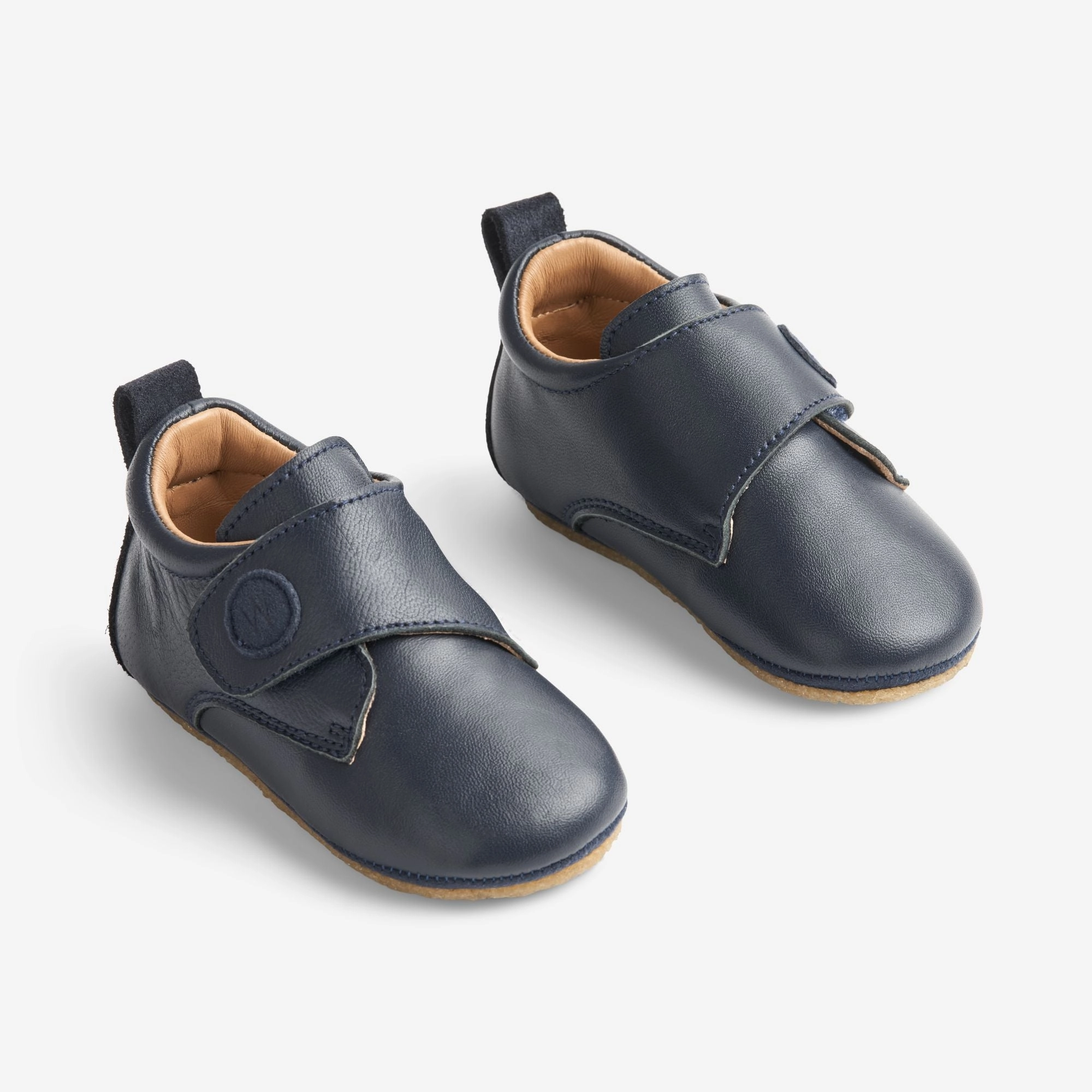 Country Path Dakota Leather Home Shoe | Baby - navy