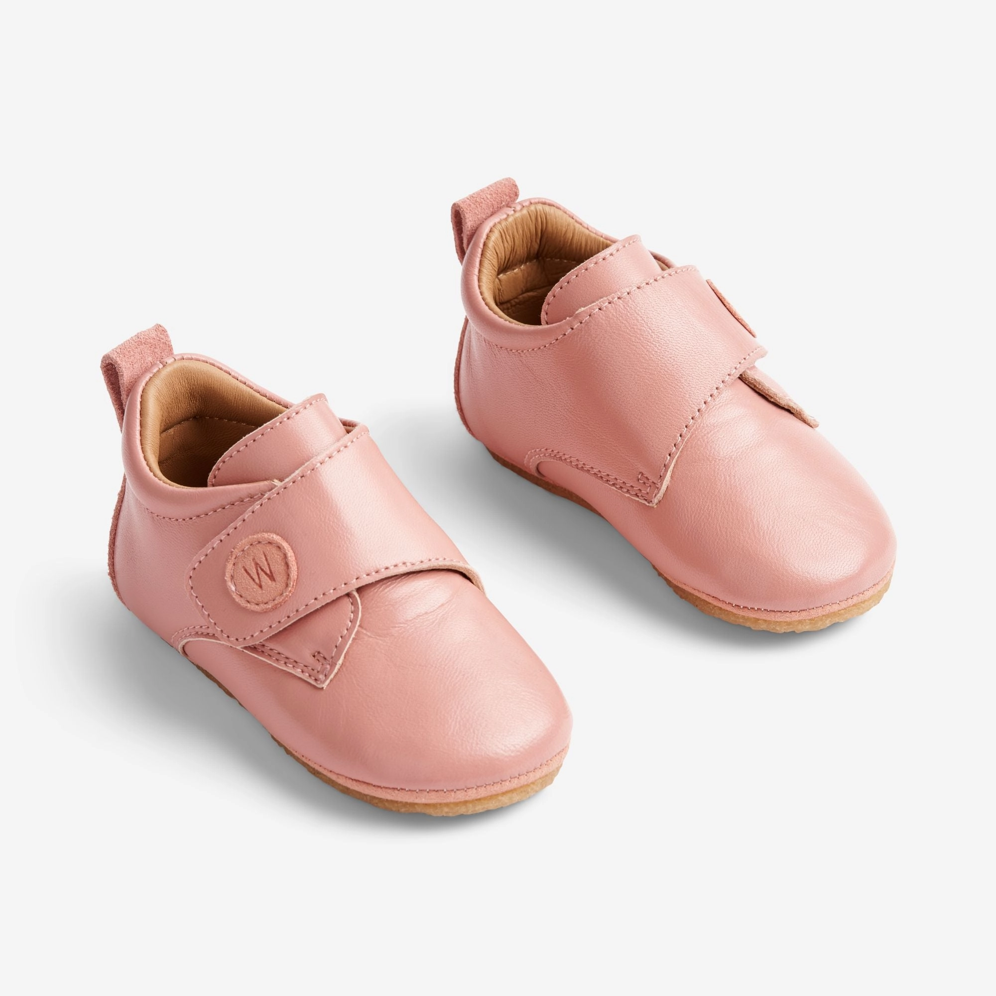 Dakota Leather Home Shoe | Baby - rose Canvas Upper