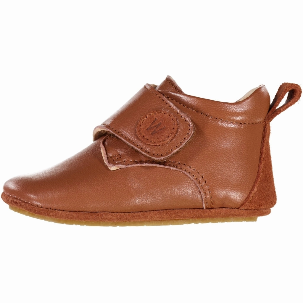 Library Mood Dakota Leather Indoor Shoe - amber brown