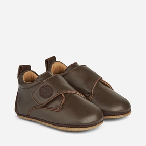 Dakota Leather Indoor Shoe | Baby - dark brown Journey Mode