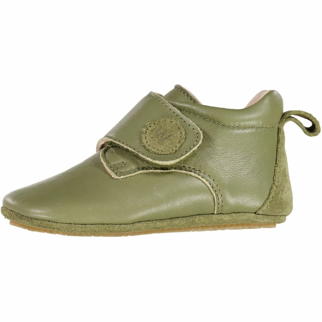 insulated Dakota Leather Indoor Shoe - heather green