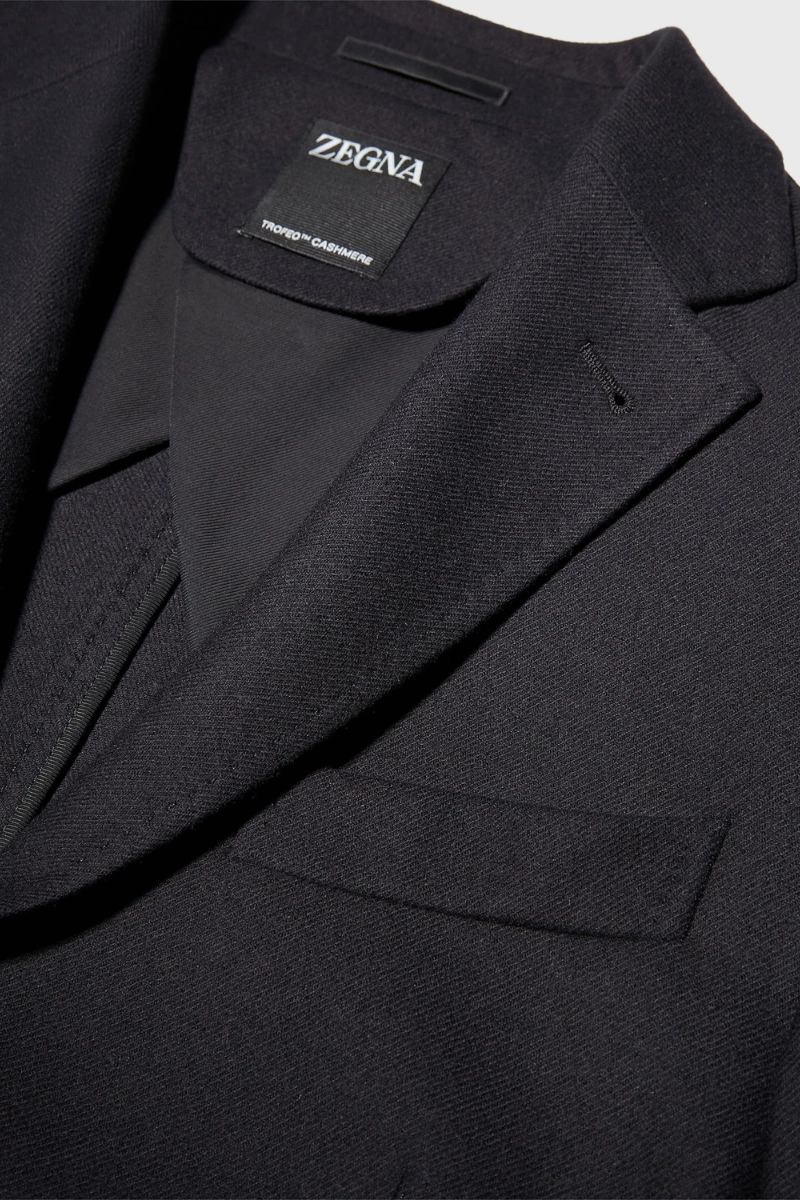Sharp Fit Relaxed Wear Trofeo Cashmere Jacket