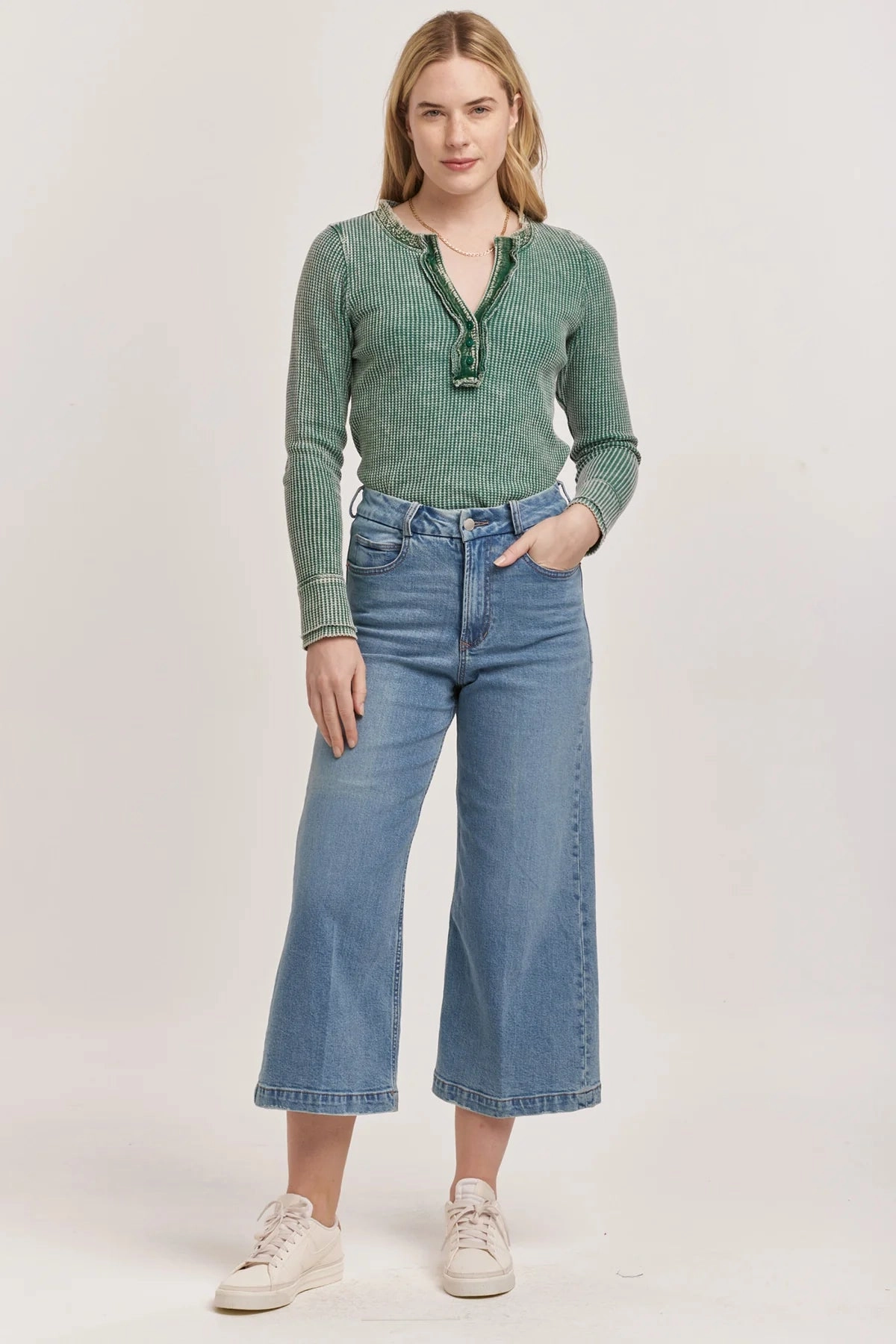 Dear John Audrey Super High Rise Cropped Jean | Haleyville Smooth Creative Look Adult Fashion