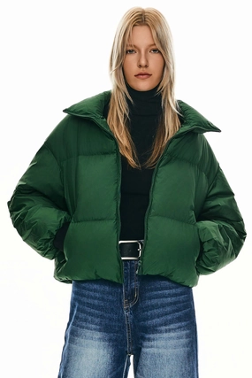 Dance Multipurpose Utility Puff-O? Classics Short Oversized Down Coat