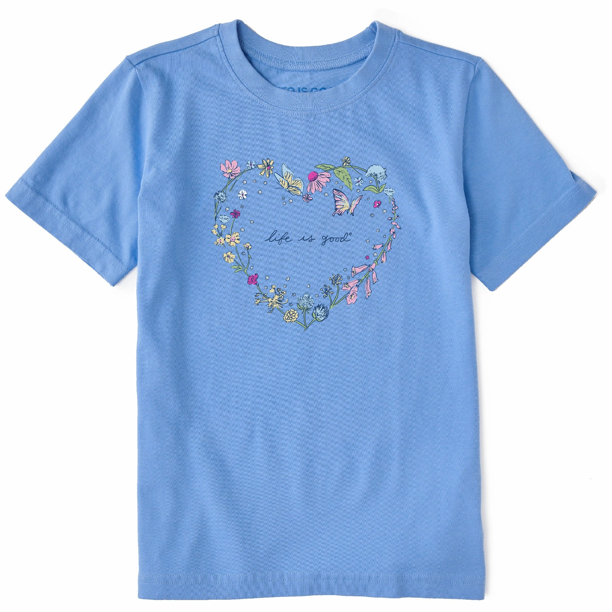 Silk combination Perfect for Workouts Kids Wildflower at Heart Short Sleeve Crusher Tee