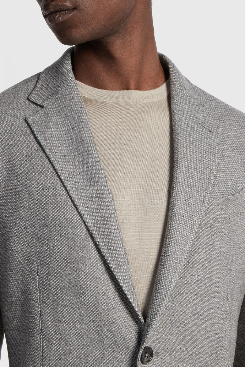 Comfortable Layer Smart Wear M??lange Trofeo Cashmere Jacket