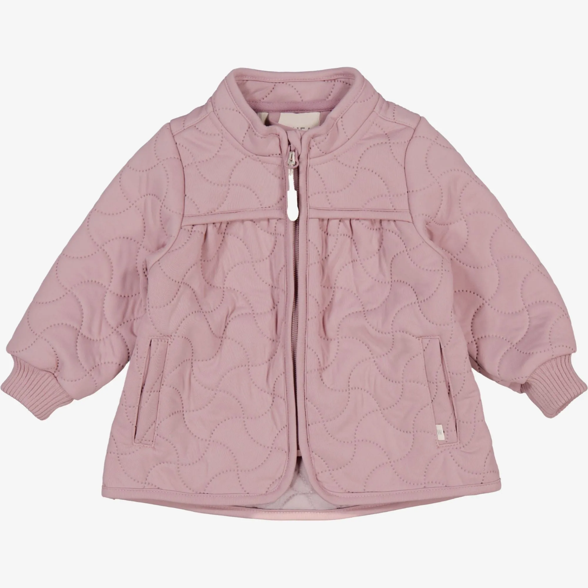 YKK Zipper Hardware Nano Coated Fabric Thermo Jacket Thilde | Baby - powder rose