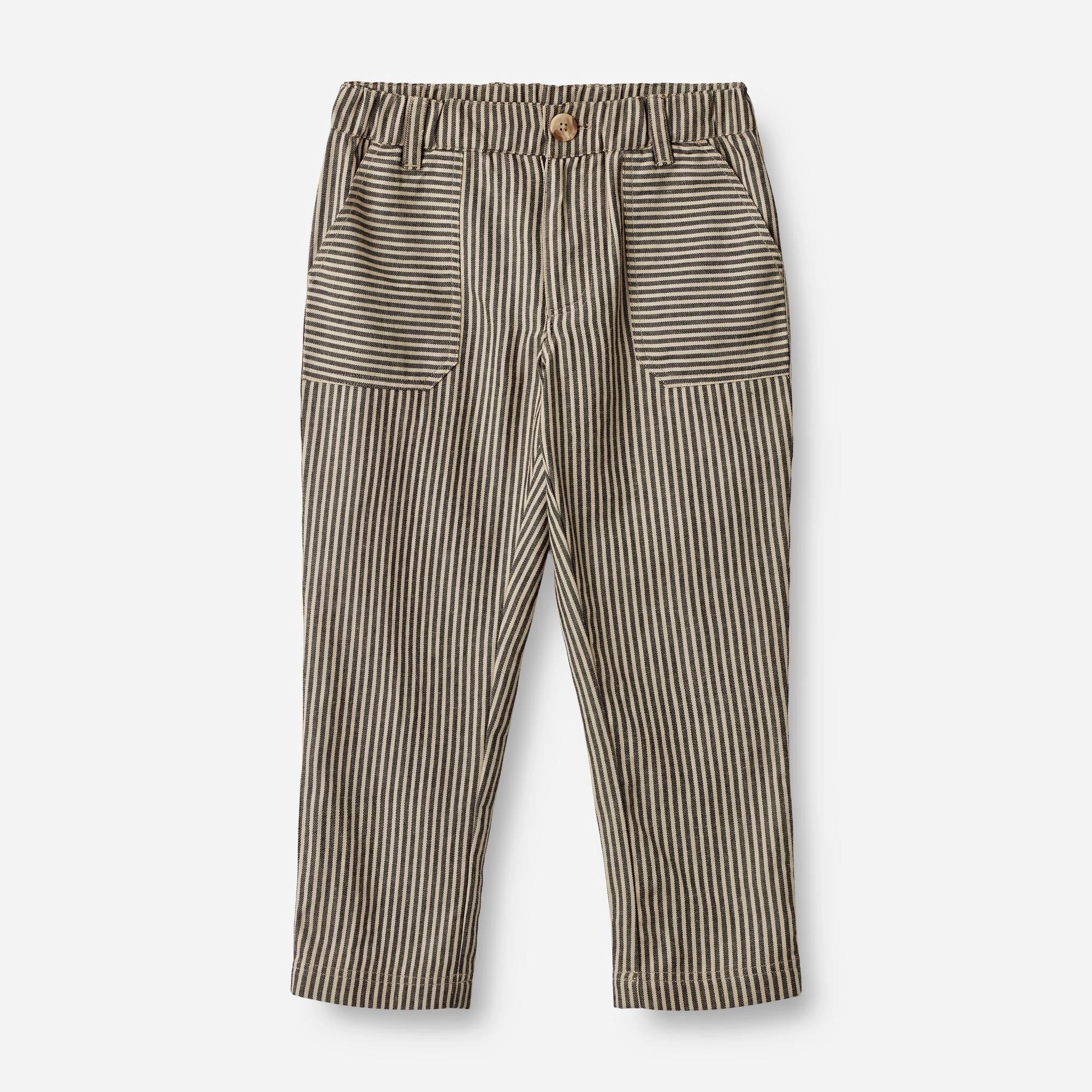 Trousers Egon - black coal stripe Urban Comfort Quick Pack