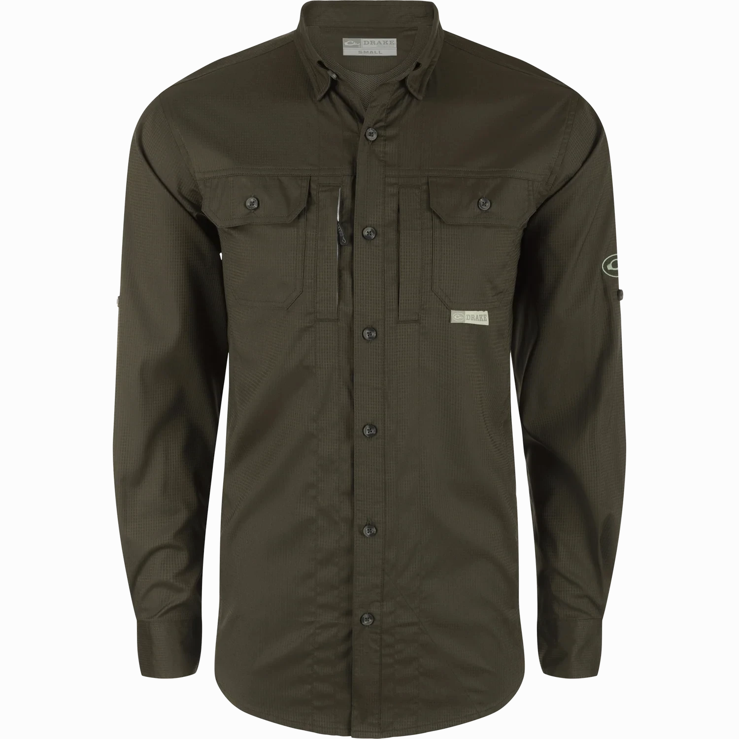 Versatile Layer Drake Wingshooter's Trey Dobby Button-Down Long Sleeve Shirt