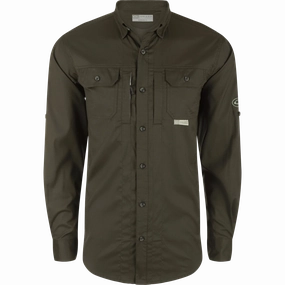 Versatile Layer Drake Wingshooter's Trey Dobby Button-Down Long Sleeve Shirt