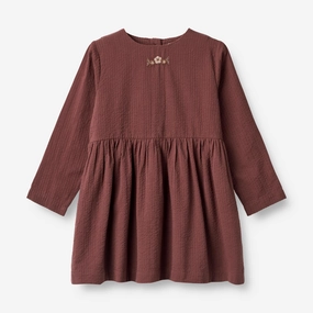 Dress Gunvor Embroidery - aubergine Studio Style