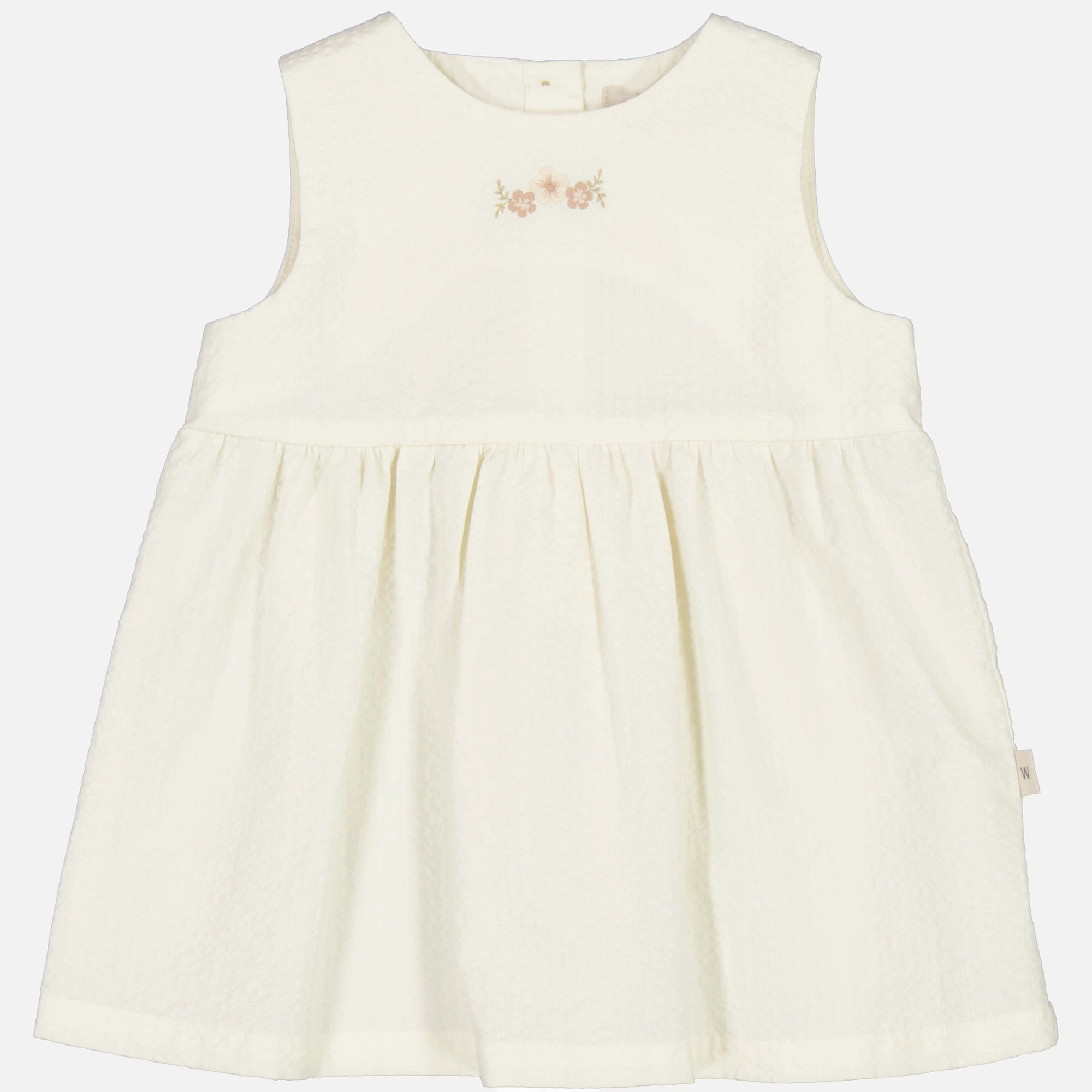 Timeless Shape Coastal Soft Dress Louisa | Baby - eggshell