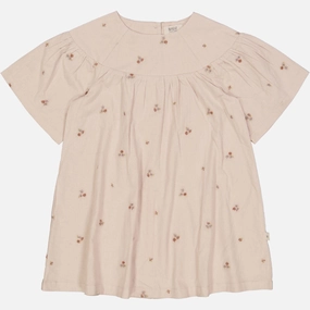 Polished Layer Dress Sille - embroidery flowers