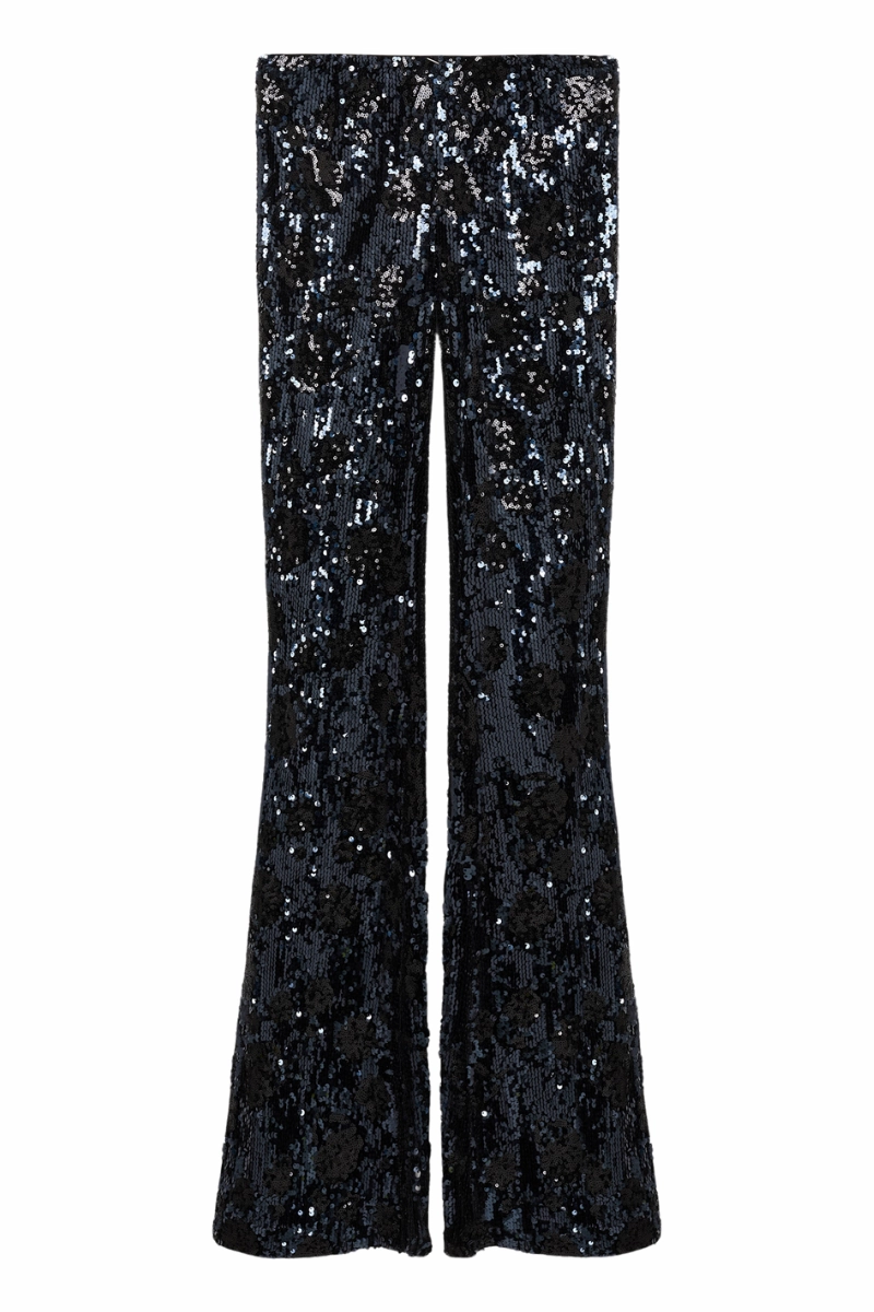 Twill Weave Texture Shimmering Attraction Pants