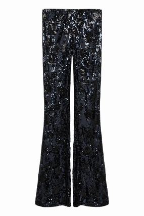 Twill Weave Texture Shimmering Attraction Pants