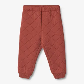 Smooth Finish EcoFriendlyInsulation Thermo Pants Alex | Baby - red