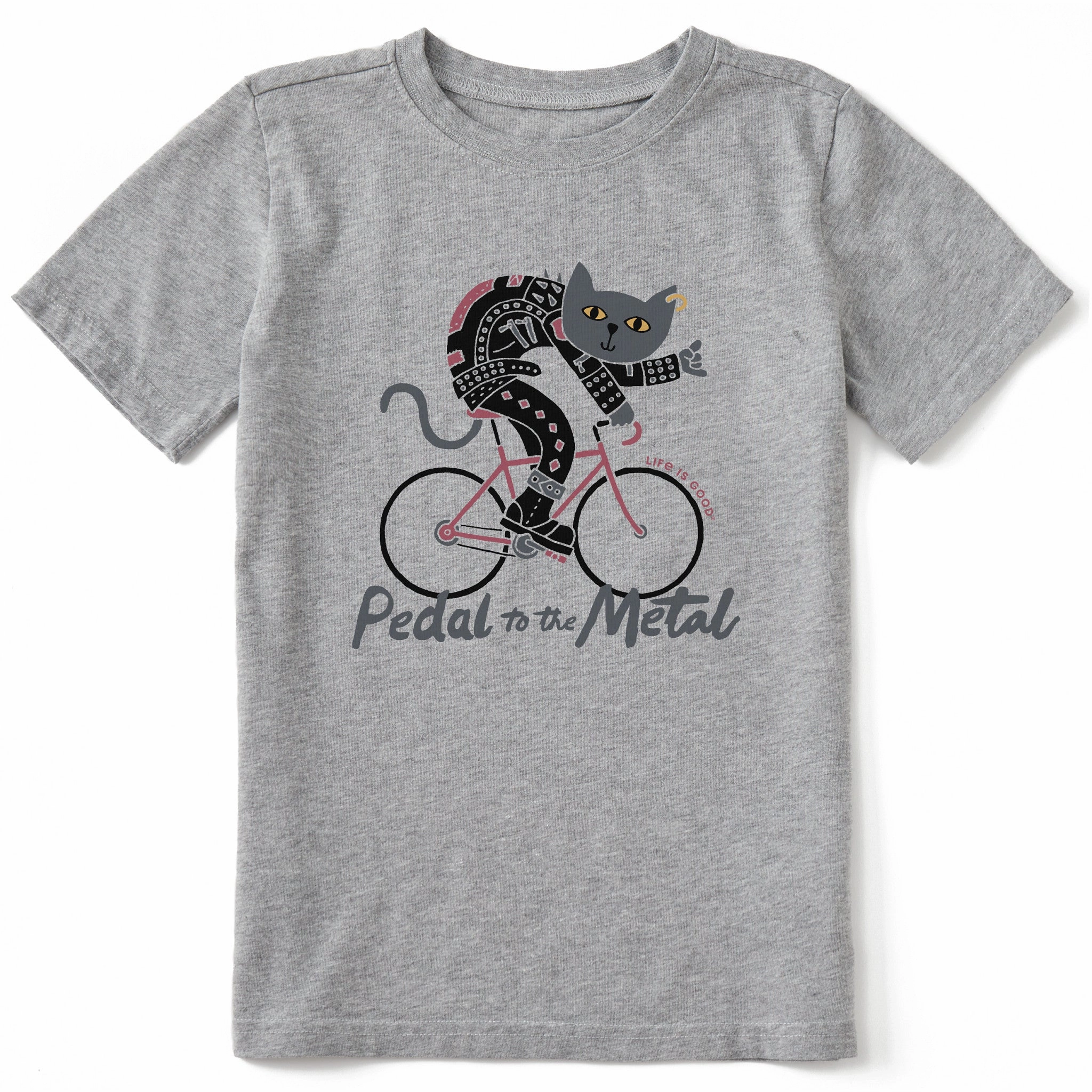 Kids Pedal to the Metal Short Sleeve Crusher Tee Urban Casual Look Seasonal Trend