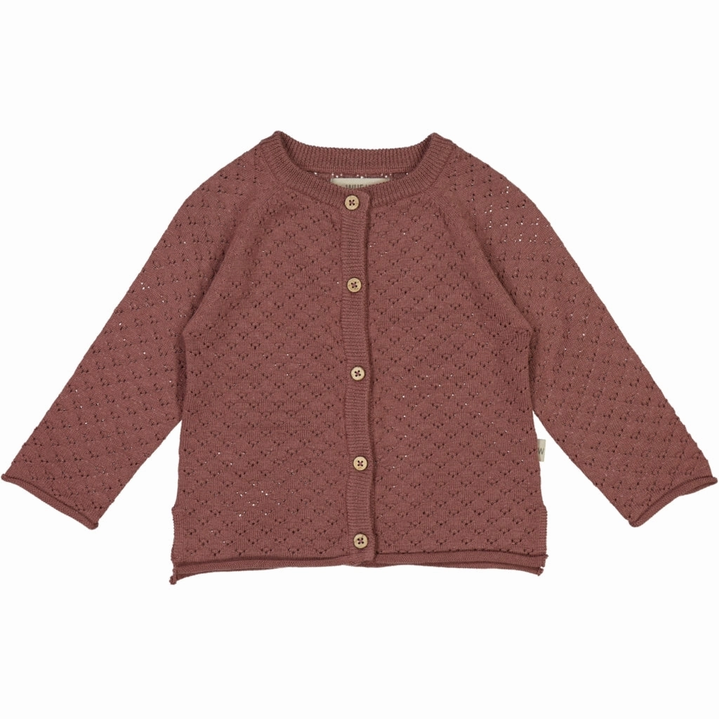 Knit Cardigan Hera - rose brown Versatile Comforted