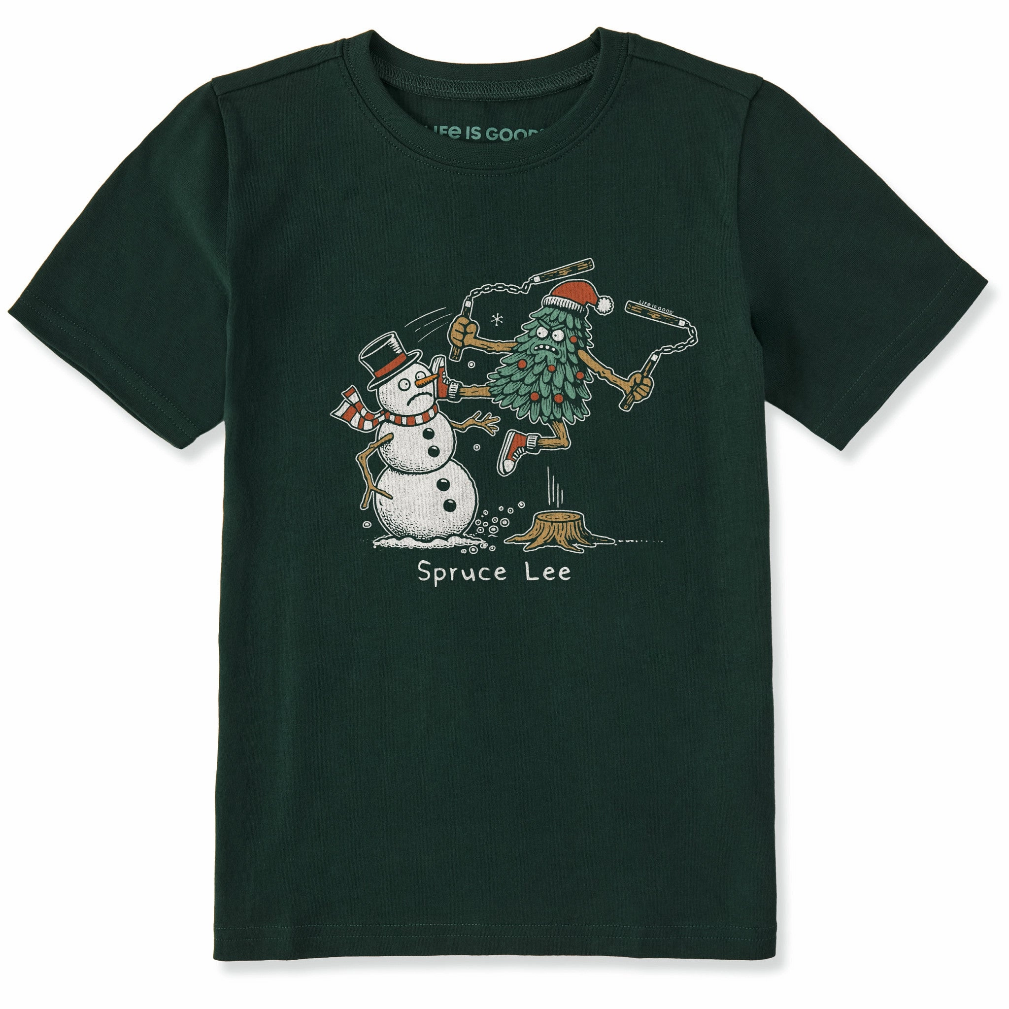 Versatile Fit Kids Spruce Lee Short Sleeve Crusher Tee